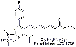 Rosuvastatin 2,3,4,5-Dianhydro Acid Ethyl Ester